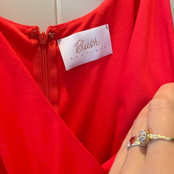 Red blush jumper - Picture 5 of 6